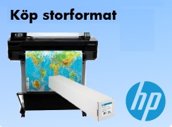 Köp HP stor format skrivare - printer för ritningar, stora bilder format A0 A1 A4 mm.